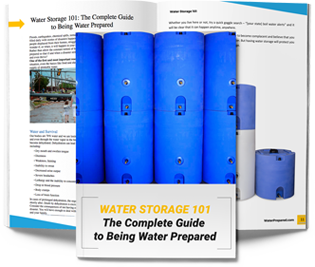 WaterBrick International Water Storage Containers for Emergency Water  Storage | 6-Pack of Stackable 3.5 Gallon Water Container Bricks |  Food-Grade